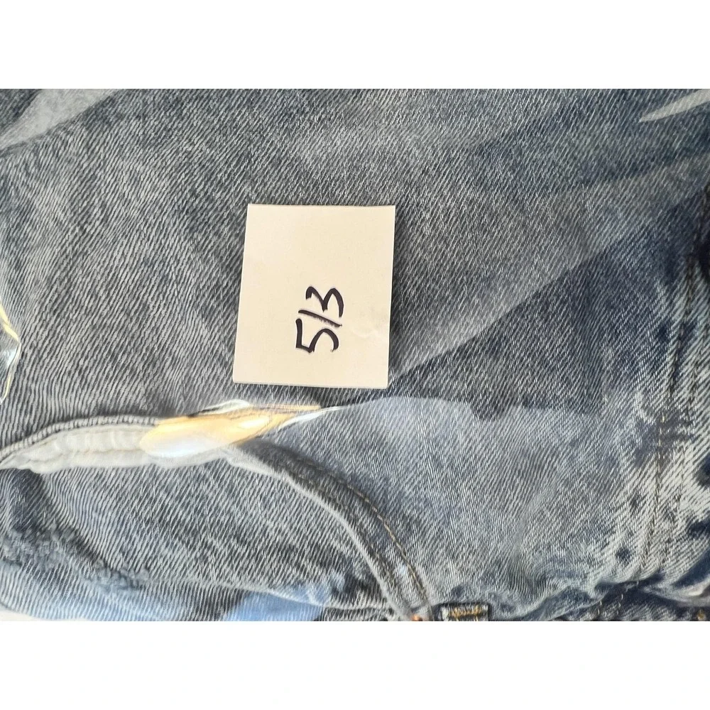 Wild Fable Jeans Womens 16 Blue High Rise Straight Distressed Denim‎ Pants